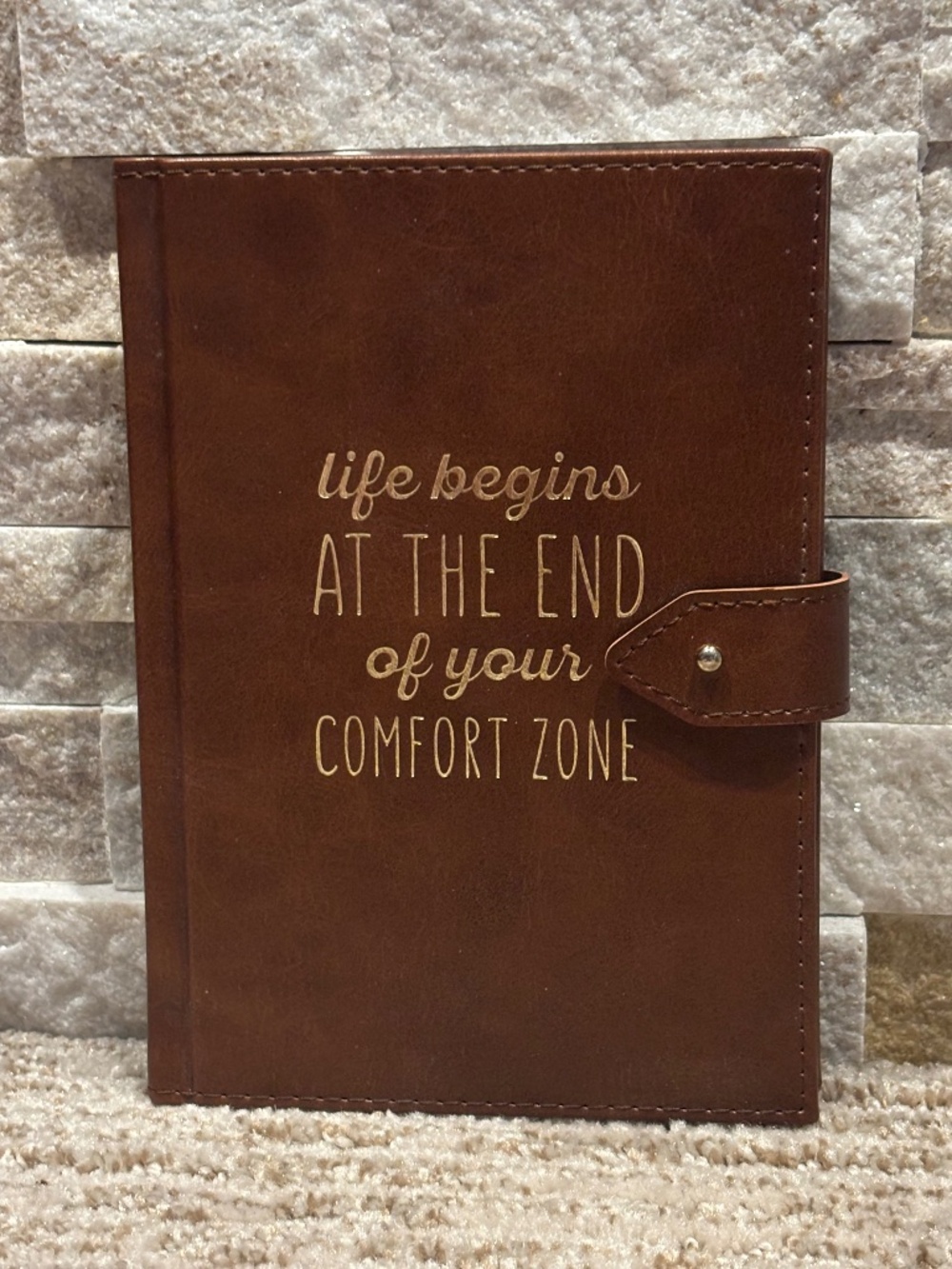 Indigo “Life Begins At The End Of Your Comfort Zone” Notebook